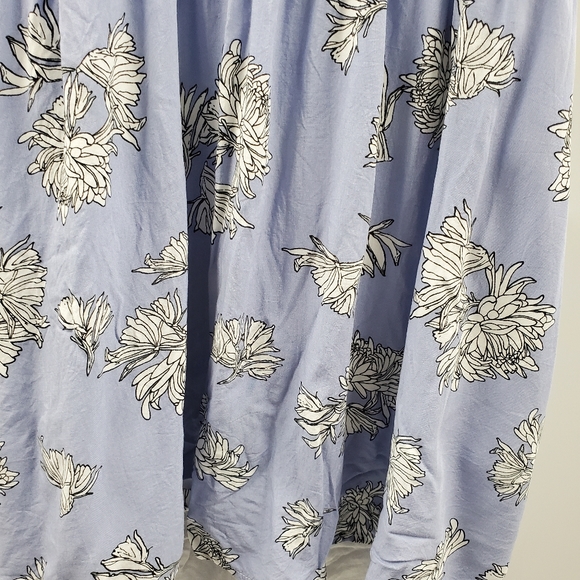 Tobi Sammi Multi Way Dress Blue Floral Printed Baby Doll Boho Halter - Picture 6 of 11